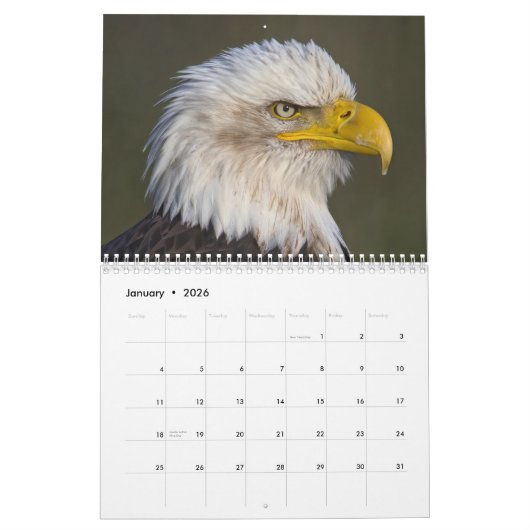 PNW BIRDS 2025 - PACIFIC NORTHWEST BIRDS   カレンダー (1月 2026)