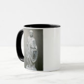 Poとして皇帝Maxentius (306-312広告)の彫像 マグカップ (正面左)