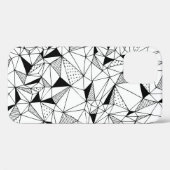 poの手描き抽象芸術幾何学背景 Case-Mate iPhoneケース (裏面 (横))