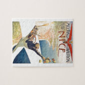 Poを広告するd'Aviationニースフランスに会う1910年 ジグソーパズル (横)