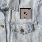 Po – 化学要素の記号(期別おもしろい) 缶バッジ (インサイチュ)