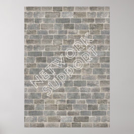 Poater Network support ポスター