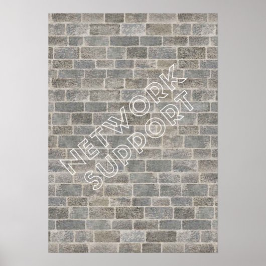 Poater Network support ポスター (正面)