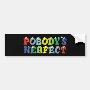 PobodyのNerfectのはっきりしたなバンパーステッカー バンパーステッカー