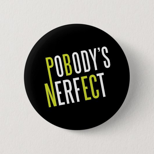 PobodyのNerfect 缶バッジ (正面)