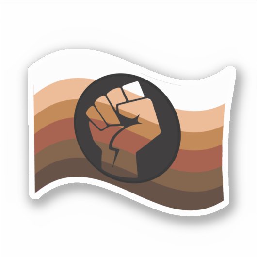 POCカラーフラグ シール (正面)