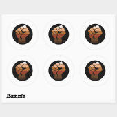 POCストライプフラグ ラウンドシール (シート)