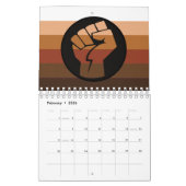 POCプライドフラグ カレンダー (2月 2026)