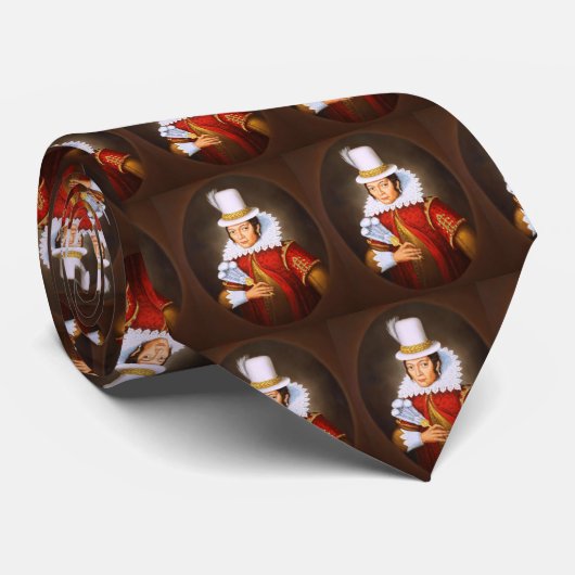 Pocahontasのヴィンテージの絵を描くことのタイ ネクタイ (ロール)