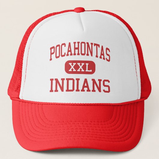 Pocahontas -インディアン-区域- Pocahontasアイオワ キャップ (正面)