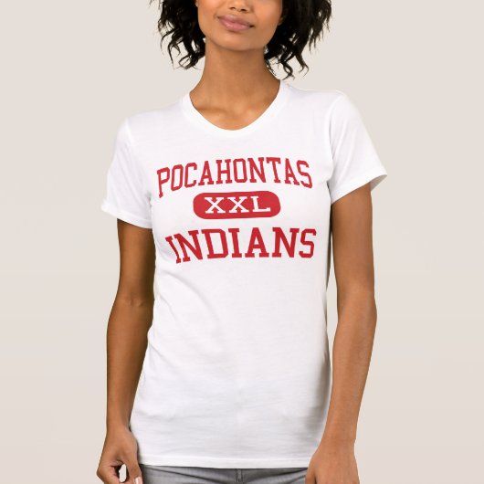 Pocahontas -インディアン-後輩- Pocahontas Tシャツ (正面)