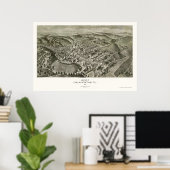 Pocahontas, VA Panoramic Map - 1911 ポスター (ホームオフィス)