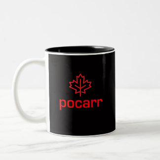 Pocarrカナダのマグ ツートーンマグカップ