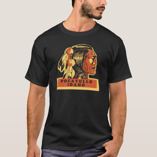 Pocatelloアイダホ Tシャツ (正面)