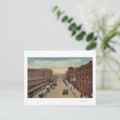 Pocatello, ID - E.センターの表示 ポストカード (スタンド正面)