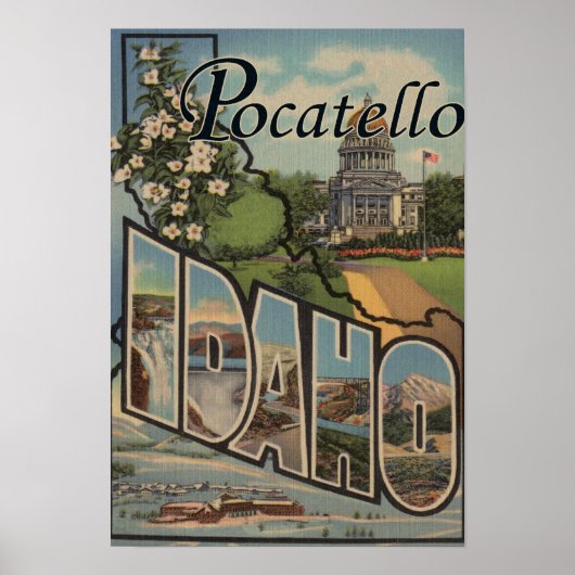Pocatello, Idaho – 大文字場面 ポスター (正面)