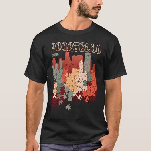 Pocatello In Idaho Travel Souvenir Tシャツ (正面)