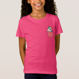 Poche licorne  tシャツ