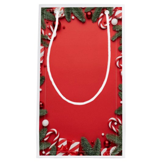 Pochette Cadeau "Canne à Sucre" スモールペーパーバッグ (正面)