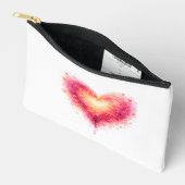 Pochette cœur lumineux artistique アクセサリーポーチ (見開き)
