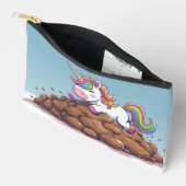 Pochette Licorne Caca Arc-en-ciel  アクセサリーポーチ (見開き)