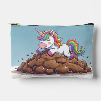 Pochette Licorne Caca Arc-en-ciel  アクセサリーポーチ