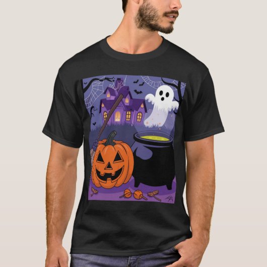 ¡Poción en Marcha!: Diversión de Halloween Tシャツ (正面)
