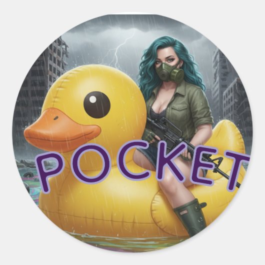 POCKET  ラウンドシール (正面)