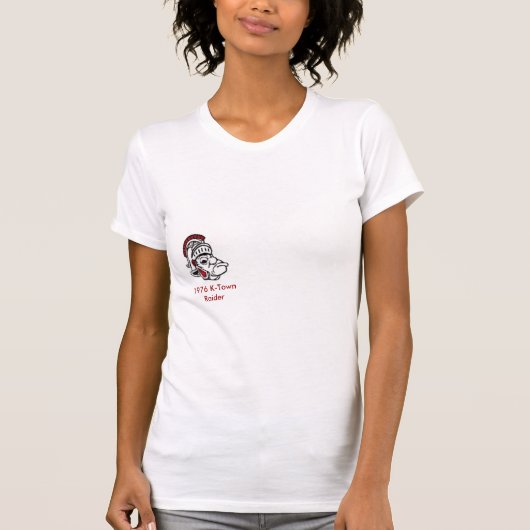 Pocket、1976年のK-TownRaider Tシャツ (正面)