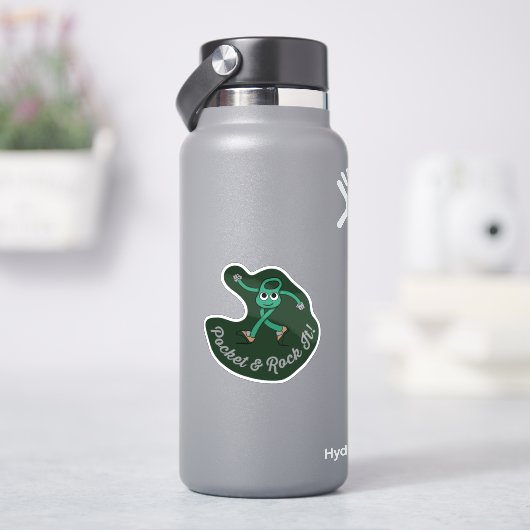 pocket and rock it retro climb sticker シール (HydroFlask)