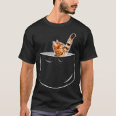 Pocket Bengal Cat Tシャツ (正面)