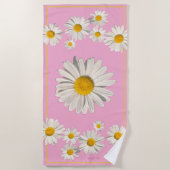 Pocket full of daisies beach towel.  ビーチタオル (正面)