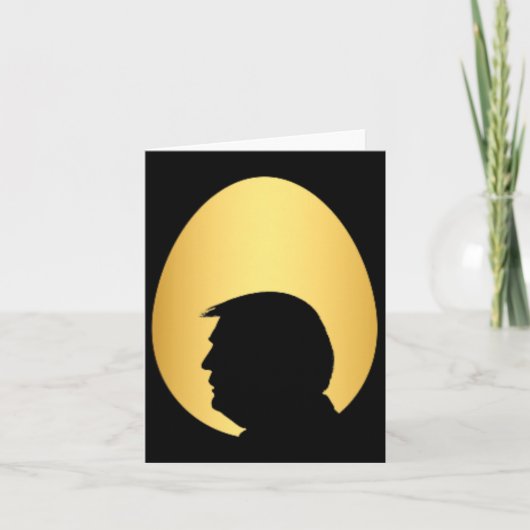 Pocket Golden Egg Hunt Trump 45 47 Silhouette Happ カード (正面)
