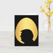 Pocket Golden Egg Hunt Trump 45 47 Silhouette Happ カード (黄色い花)