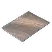 Pocket Journal with Beige Swirl Design  ノートブック (左側)