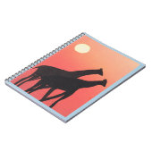 Pocket Journal with Giraffe Design ノートブック (左側)