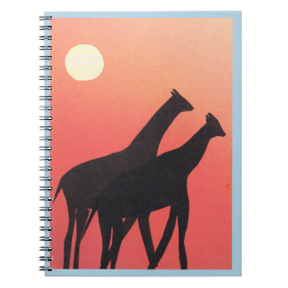 Pocket Journal with Giraffe Design ノートブック