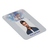  Pocket Keepsake Memorial  Wolf Looking Back マグネット (右側)