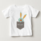 POCKET PALS :: Bunny Rabit 2 ベビーTシャツ (正面)
