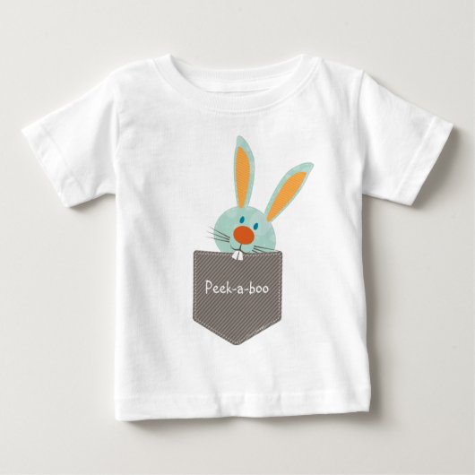 POCKET PALS :: Bunny Rabit 2 ベビーTシャツ (正面)