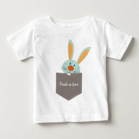 POCKET PALS :: Bunny Rabit 2 ベビーTシャツ (正面)