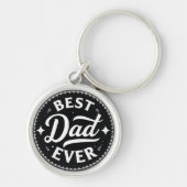 Pocket-Sized Praise – Best Dad Ever Keychain キーホルダー (正面)