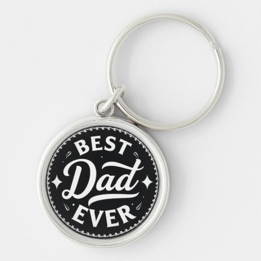 Pocket-Sized Praise – Best Dad Ever Keychain キーホルダー (正面)