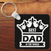 Pocket-Sized Praise – Best Dad Ever Keychain キーホルダー (正面)