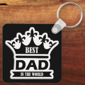 Pocket-Sized Praise – Best Dad Ever Keychain キーホルダー (裏面)