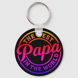 Pocket-Sized Praise – Best Papa Ever Keychain キーホルダー