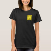 Pocket Smiling Face Costume Happy Cute Smile Trend Tシャツ (正面)