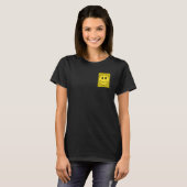 Pocket Smiling Face Costume Happy Cute Smile Trend Tシャツ (正面フル)