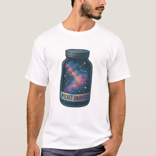 Pocket Universe Star Jar Graphic T-Shirt Tシャツ (正面)
