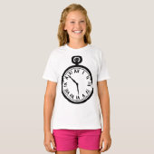 Pocket Watch Girls T-Shirt Tシャツ (正面フル)